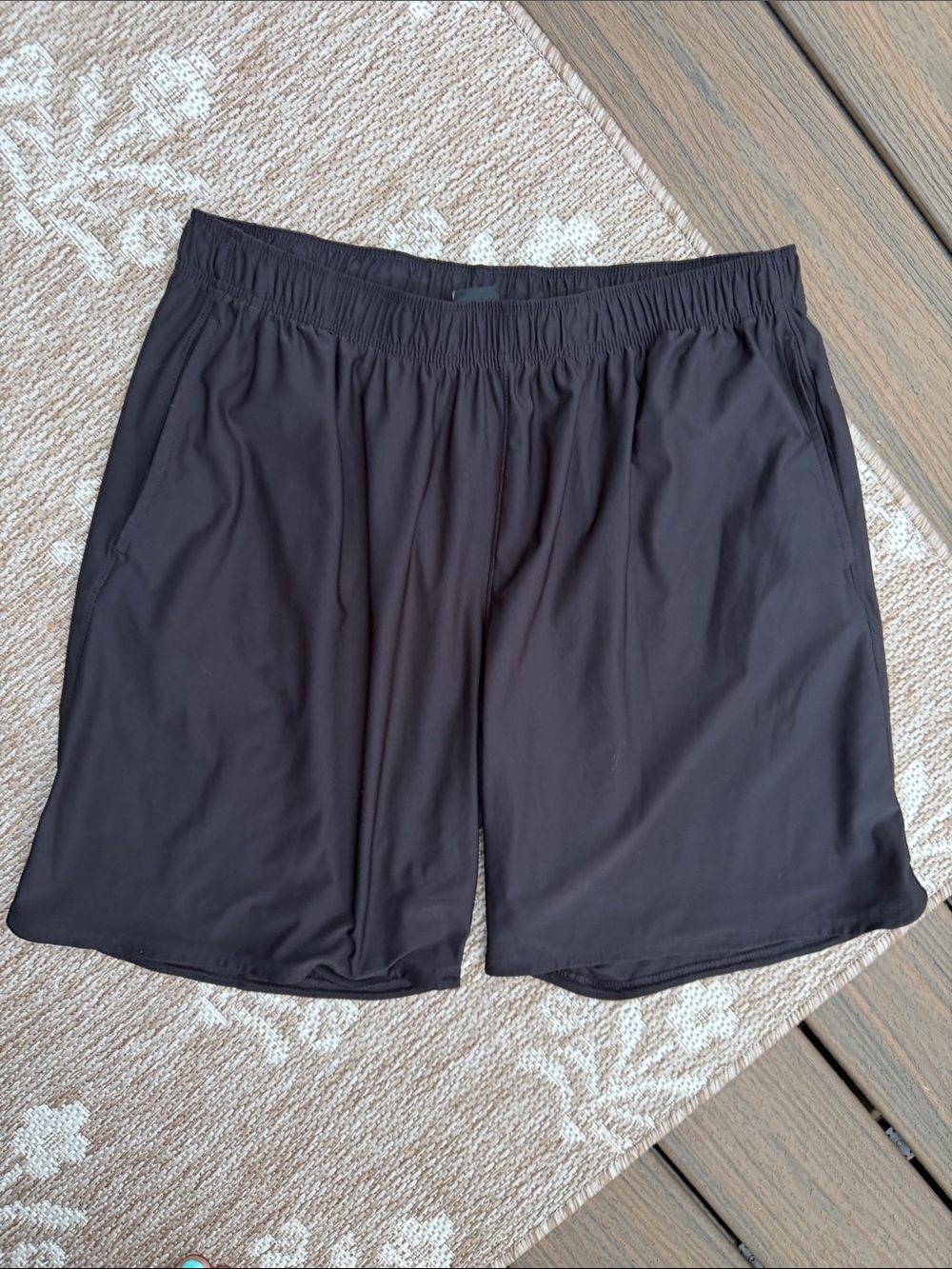 Athletic Works Black Men's Training Shorts